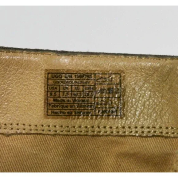 UGG Women's Brown Taupe Suede Corrine Ankle Boots Side Zip Size 9.5 - Picture 9 of 9